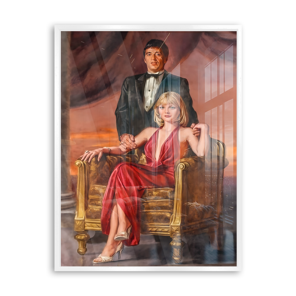 Scarlet Empire - Acrylglas Weiß