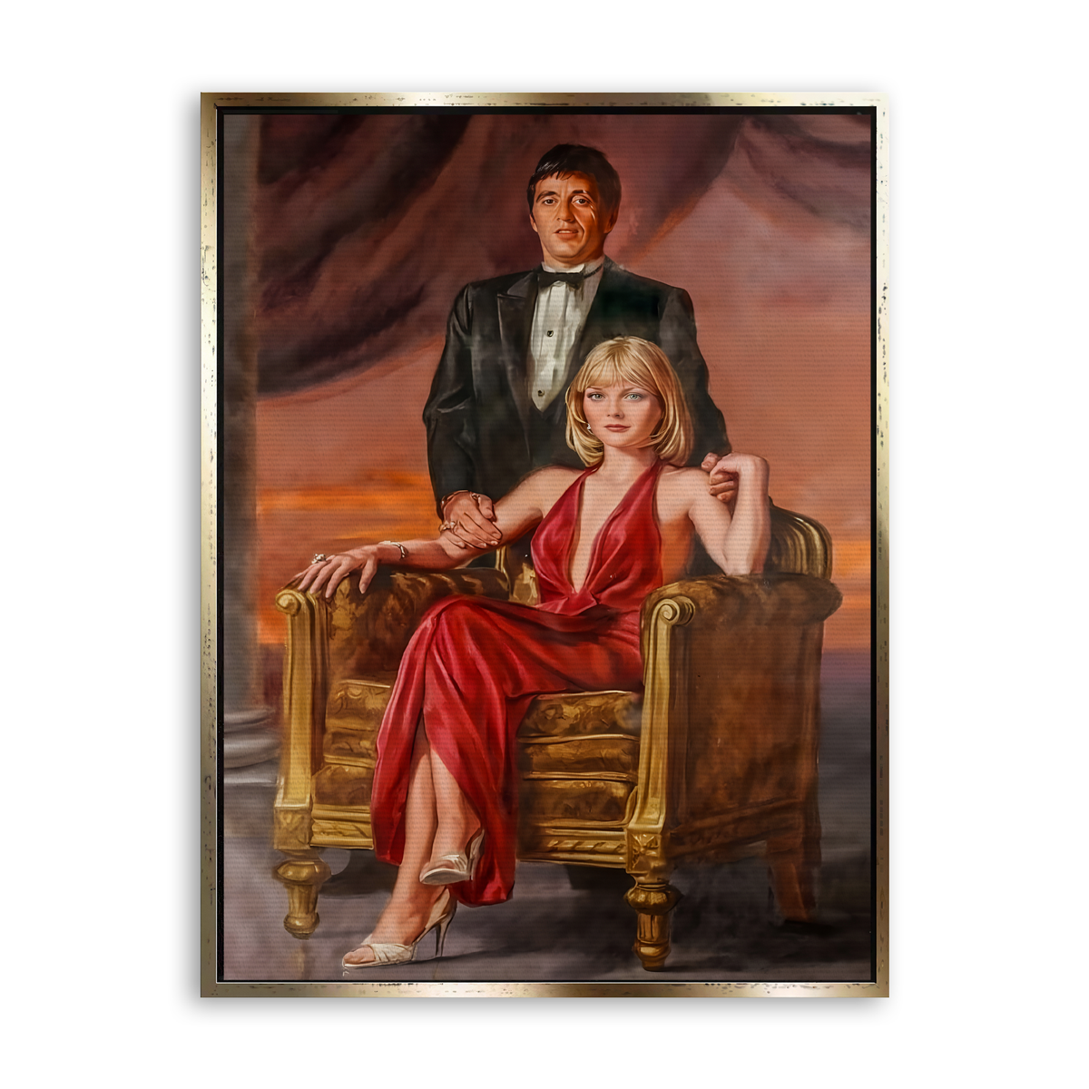 Scarlet Empire - Leinwand Gold