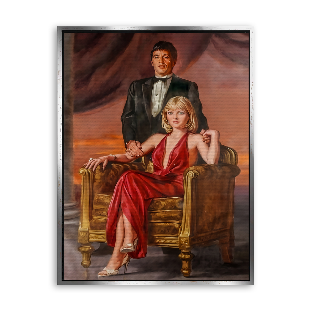 Scarlet Empire - Leinwand Silber