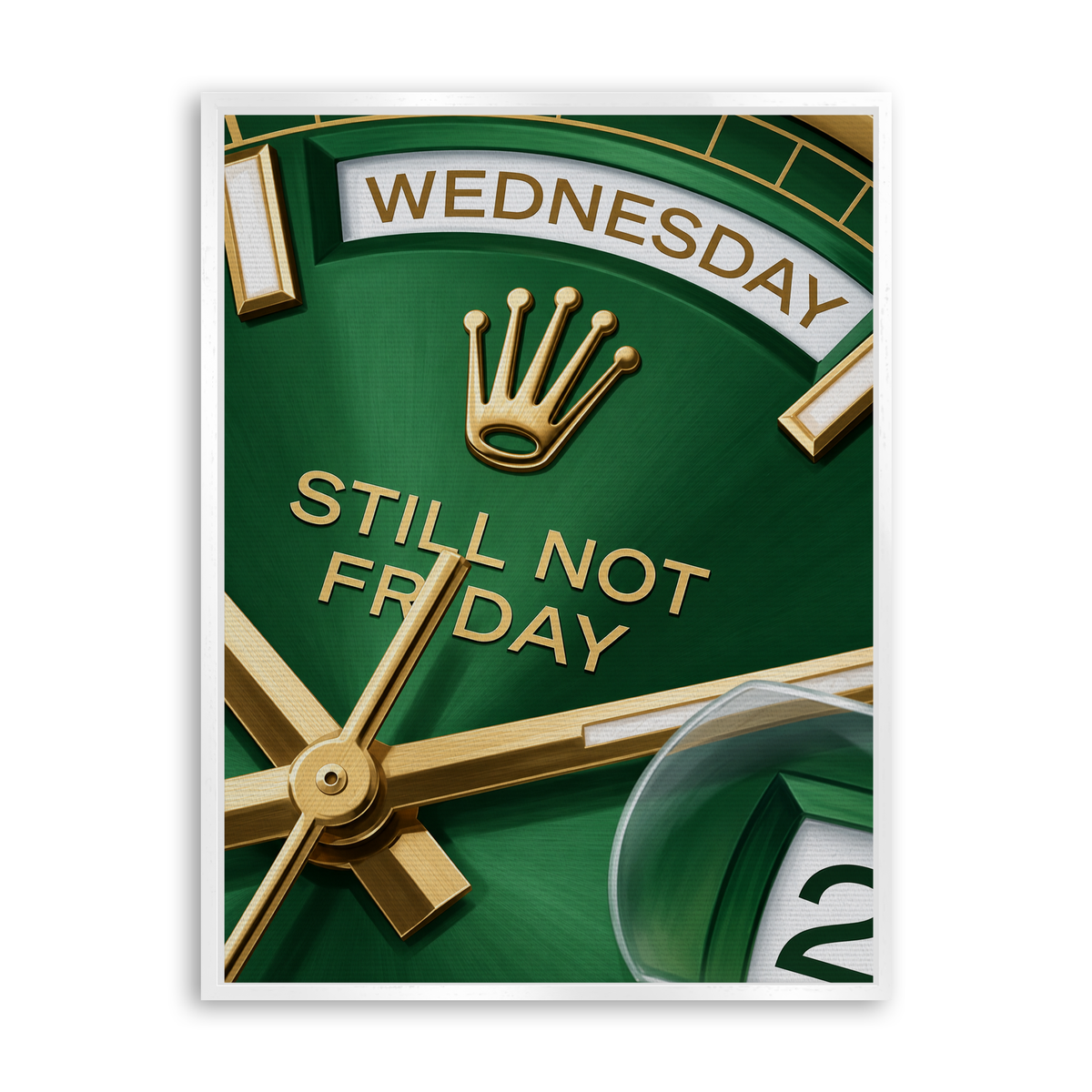 Still Not Friday - Leinwand Weiß