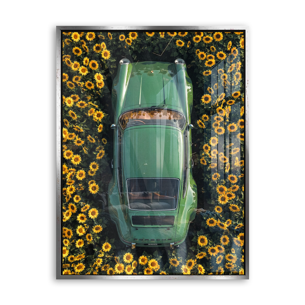 Sunflower Drive - Acrylglas Silber