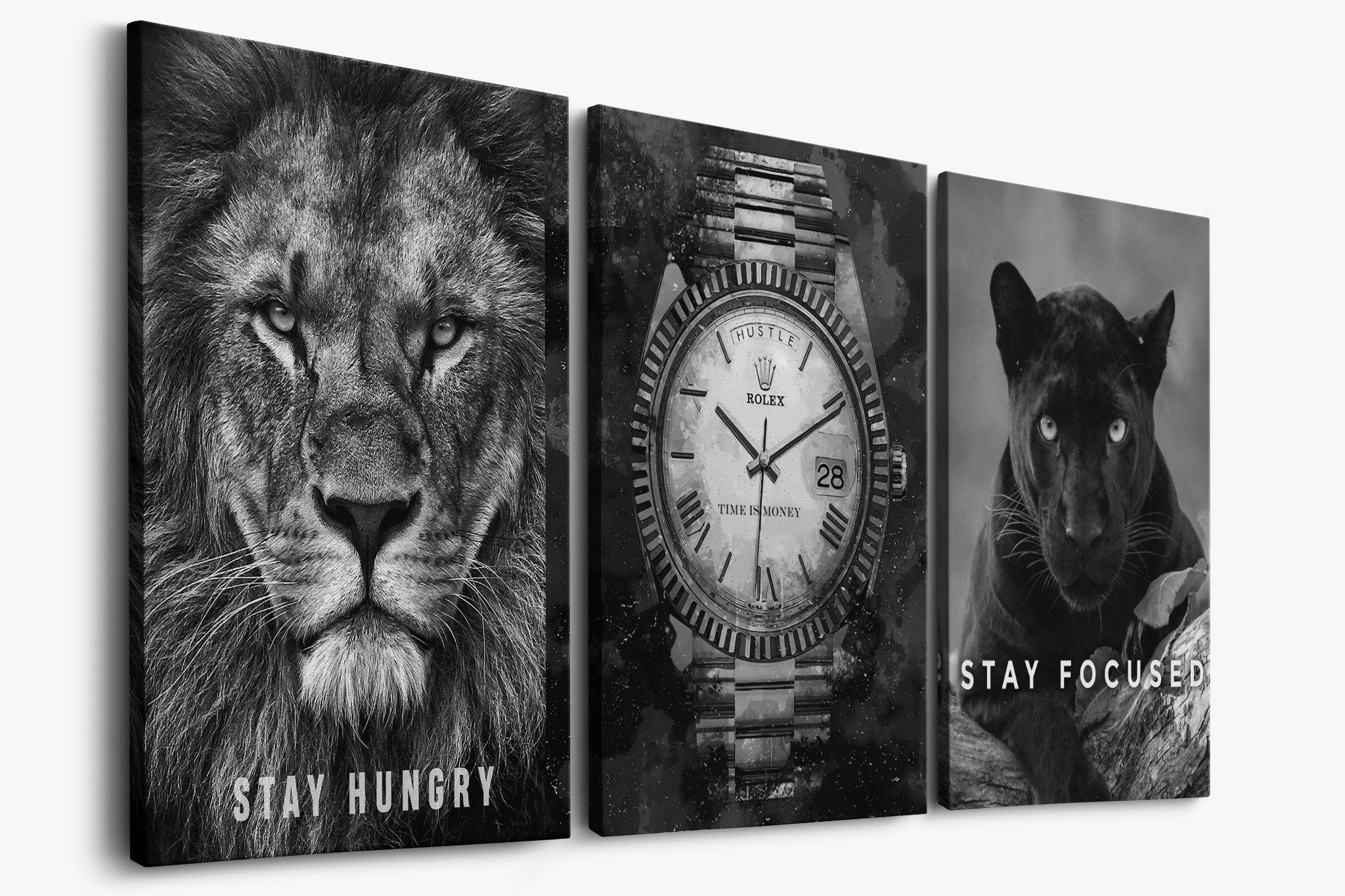 Stay Hungry, Luxury Watch & Stay Focused - Bundle