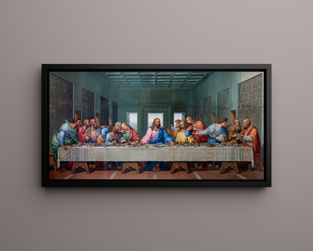 The Last Meal - Leinwand Schwarz
