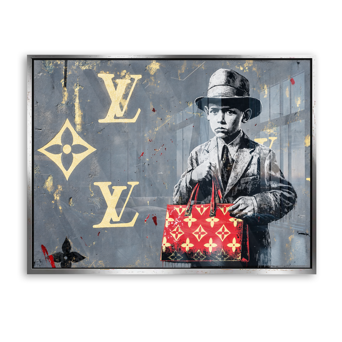 The Little Collector - Acrylglas Silber