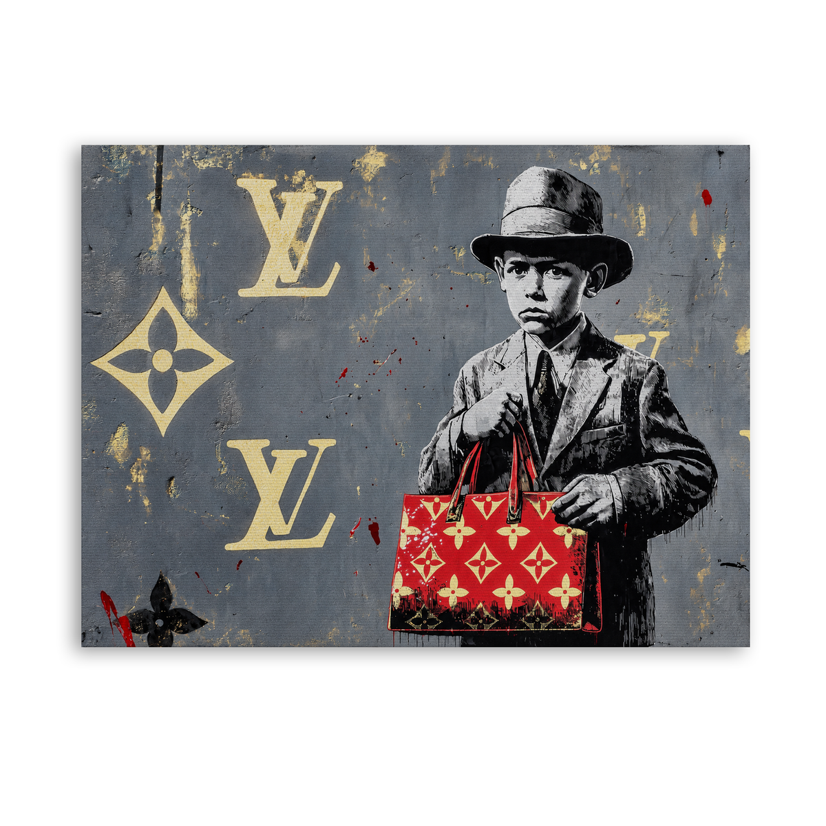 The Little Collector - Leinwand Ohne Rahmen