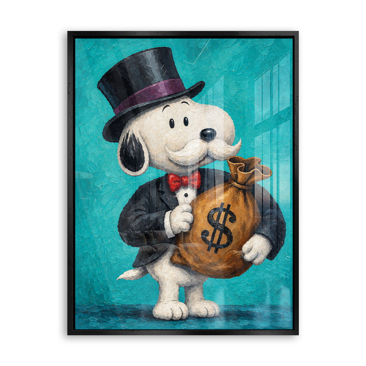 The Little Tycoon - Acrylglas Schwarz