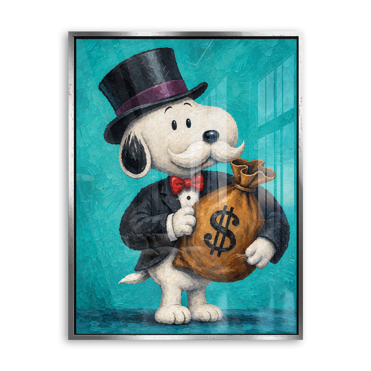 The Little Tycoon - Acrylglas Silber