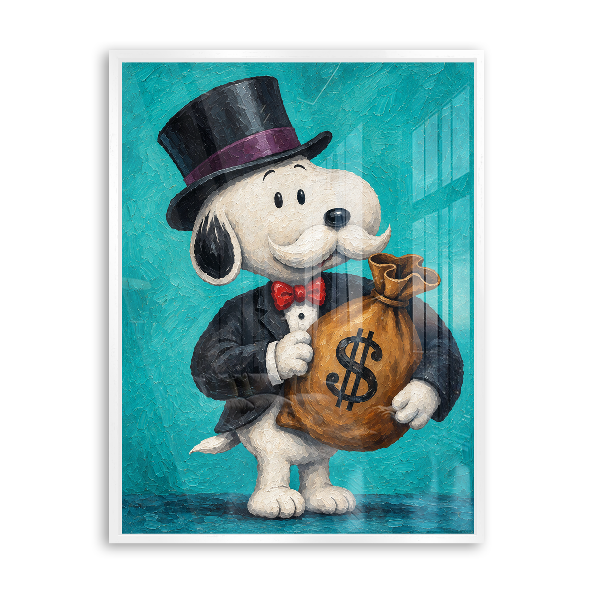 The Little Tycoon - Acrylglas Weiß