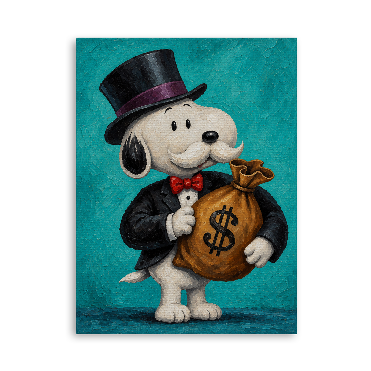 The Little Tycoon - Leinwand Ohne Rahmen
