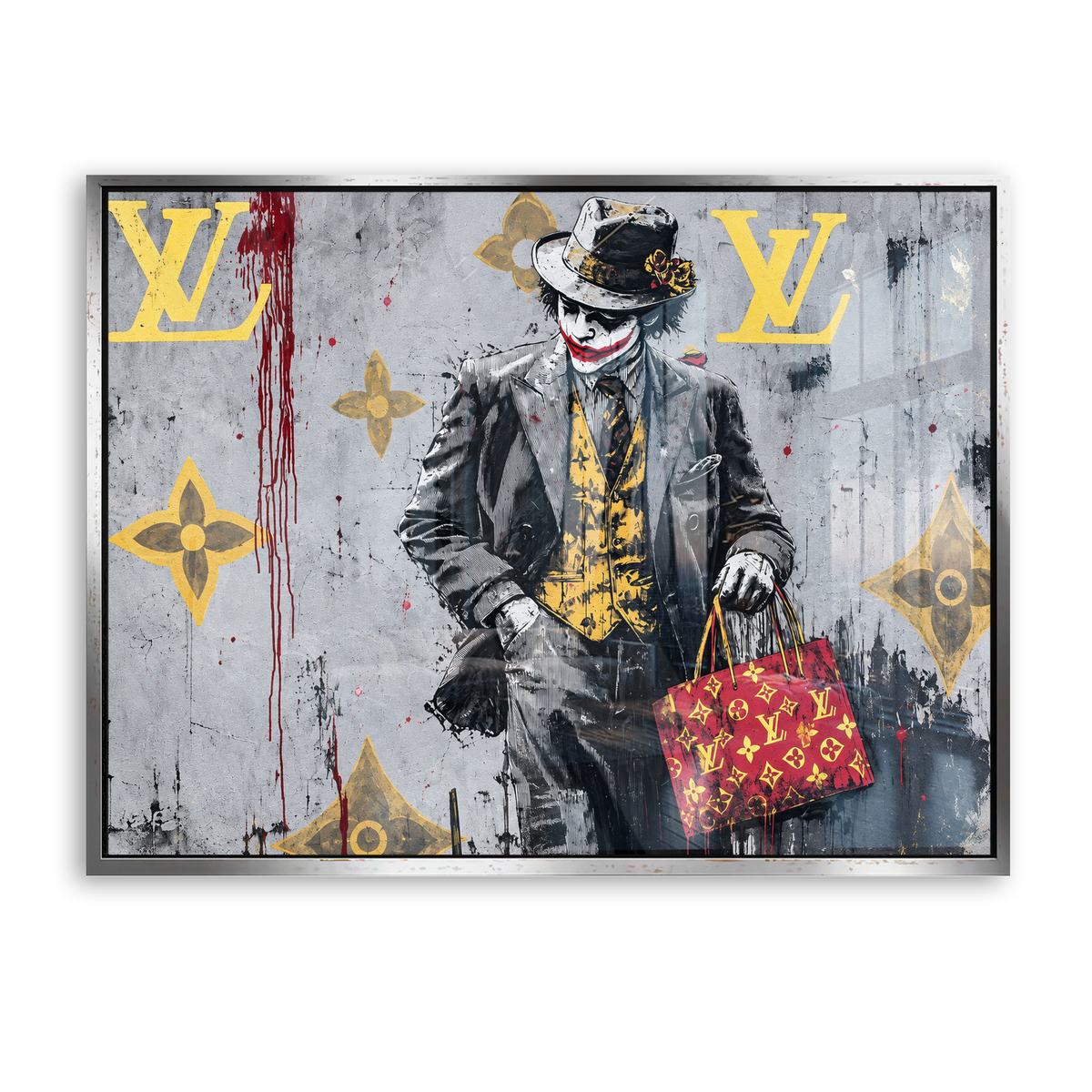 The Painted Trickster - Acrylglas Silber