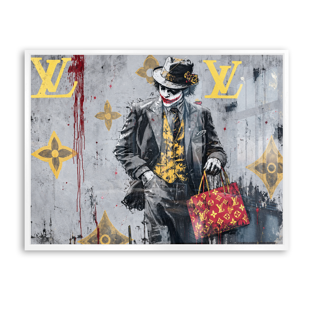 The Painted Trickster - Acrylglas Weiß