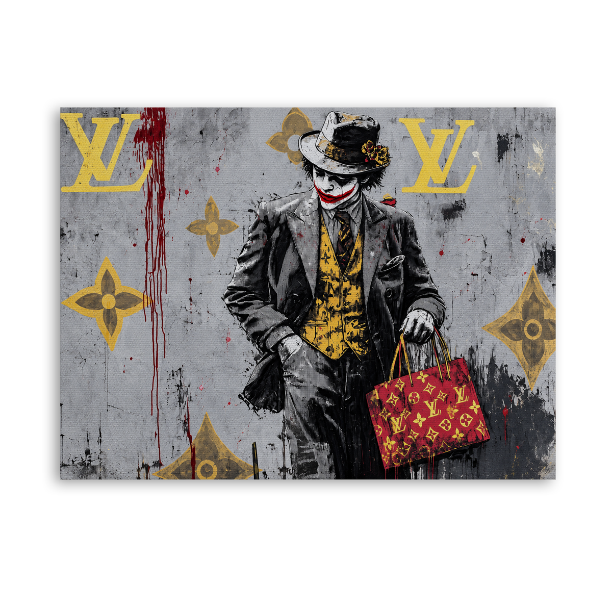The Painted Trickster - Leinwand Ohne Rahmen