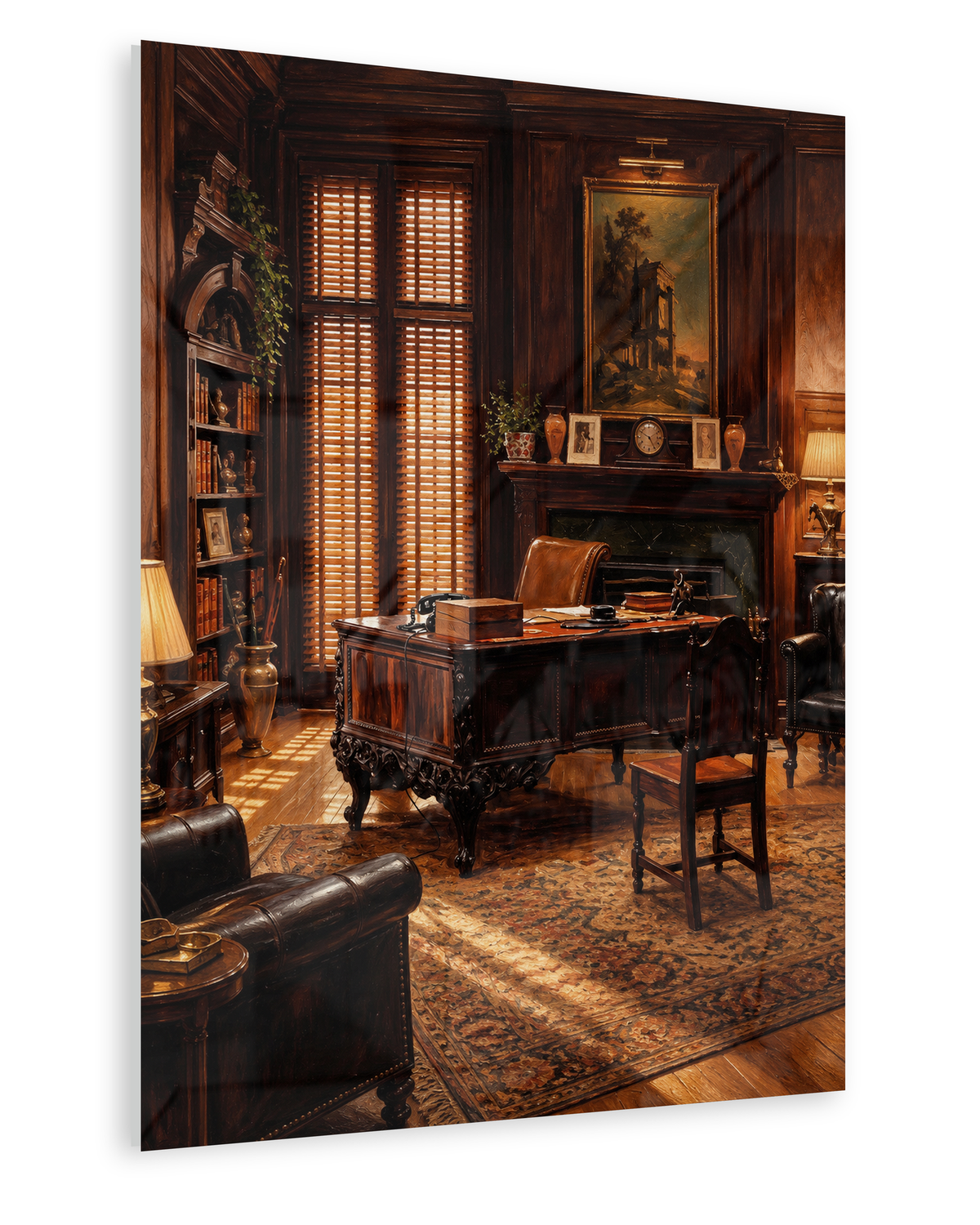 The Office of the Godfather - Acrylglas Ohne Rahmen