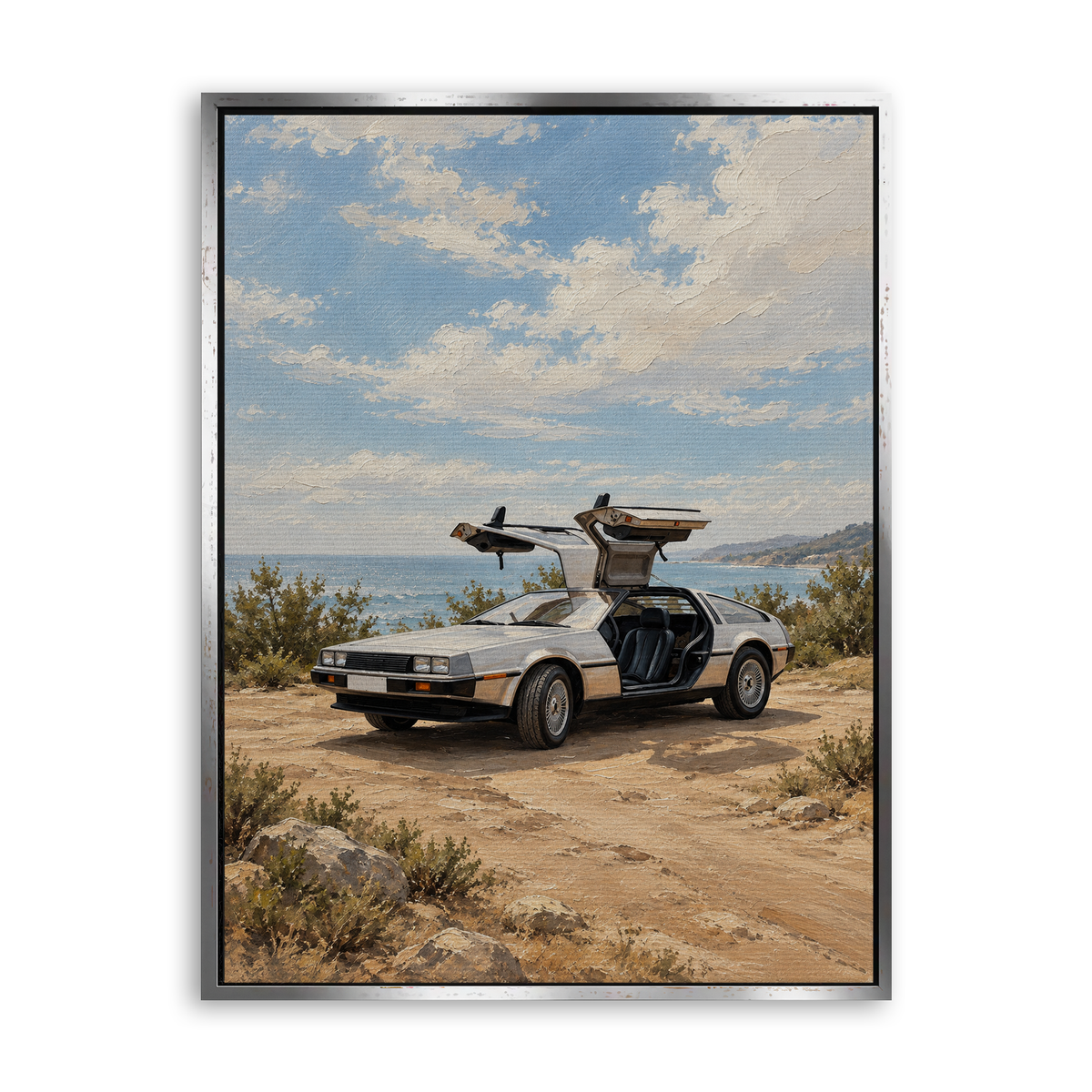 Timeless Escape - Leinwand Silber