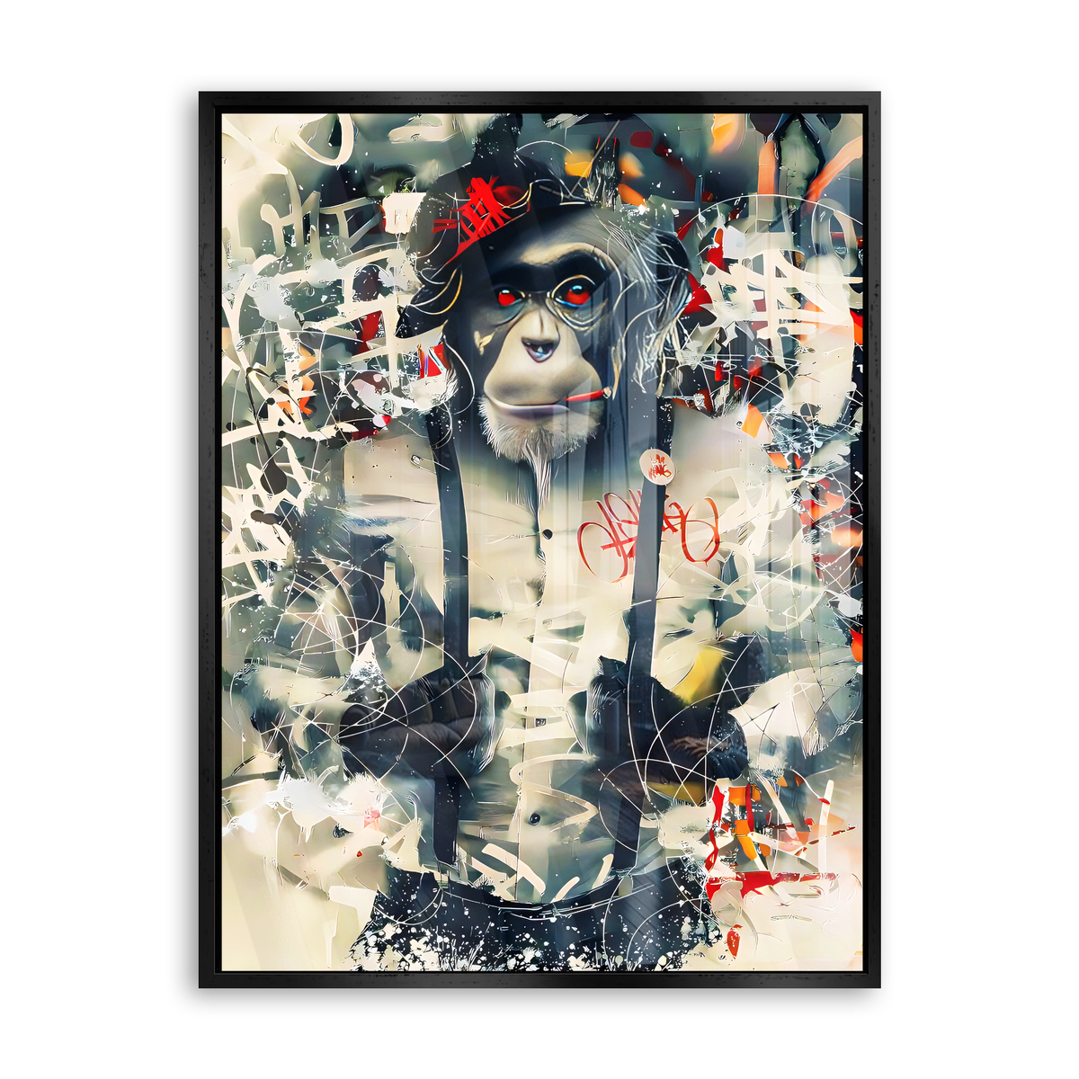 Urban Primate - Acrylglas Schwarz