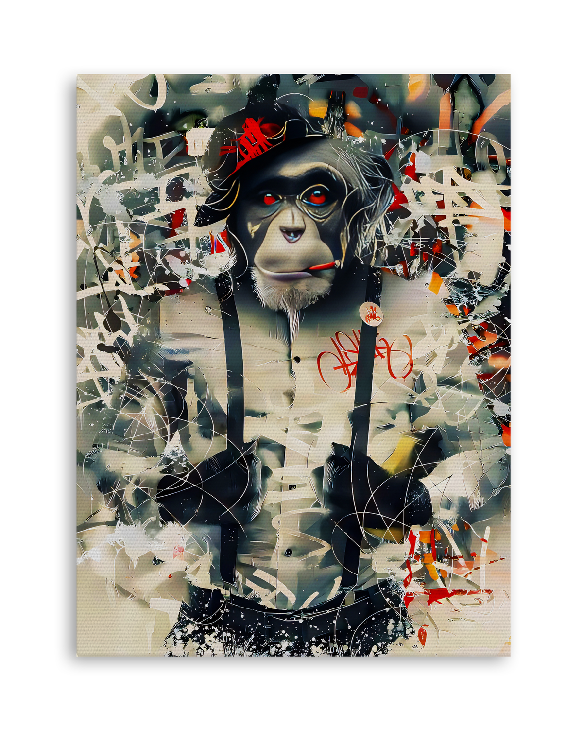 Urban Primate - Leinwand Ohne Rahmen