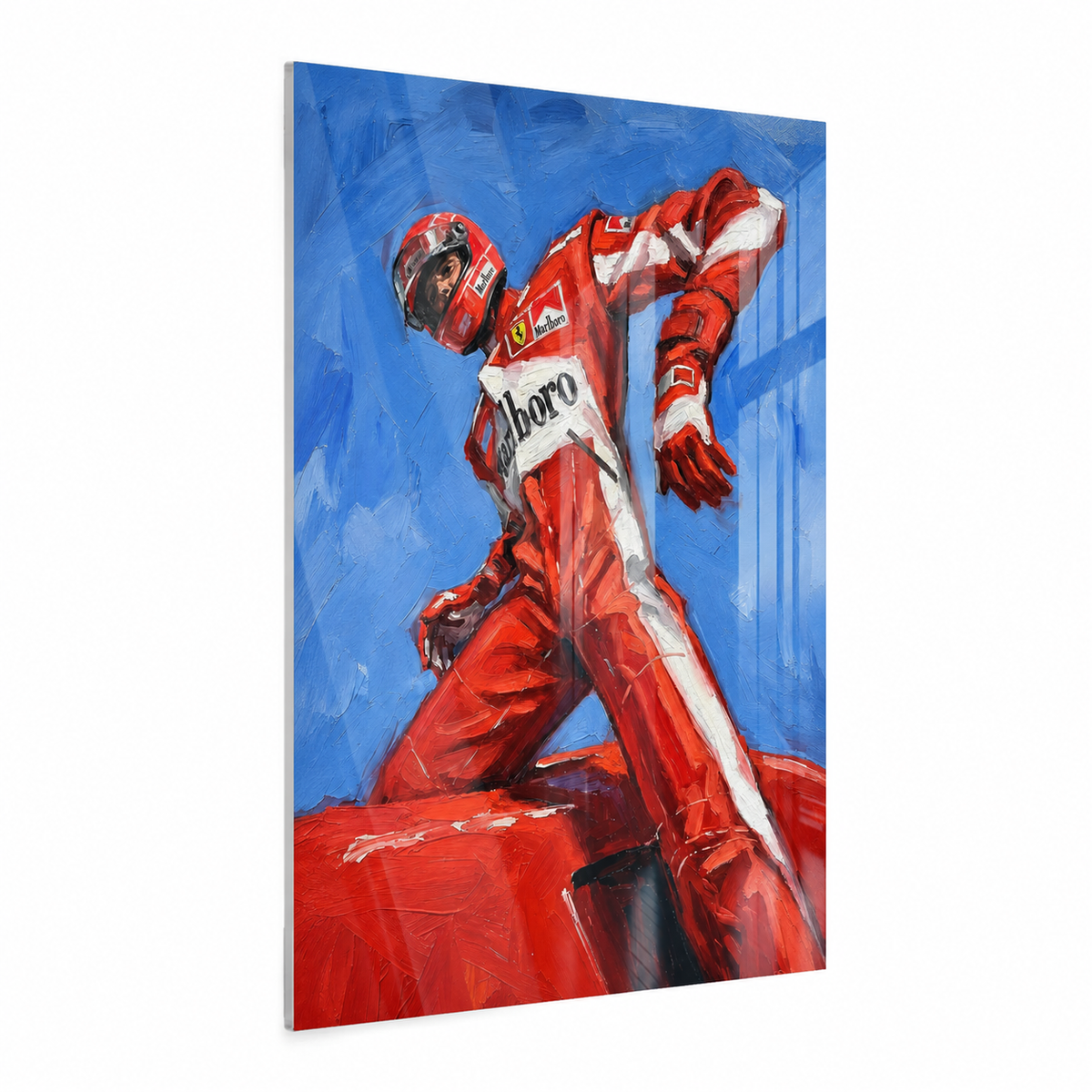 Victory in Red - Acrylglas Ohne Rahmen