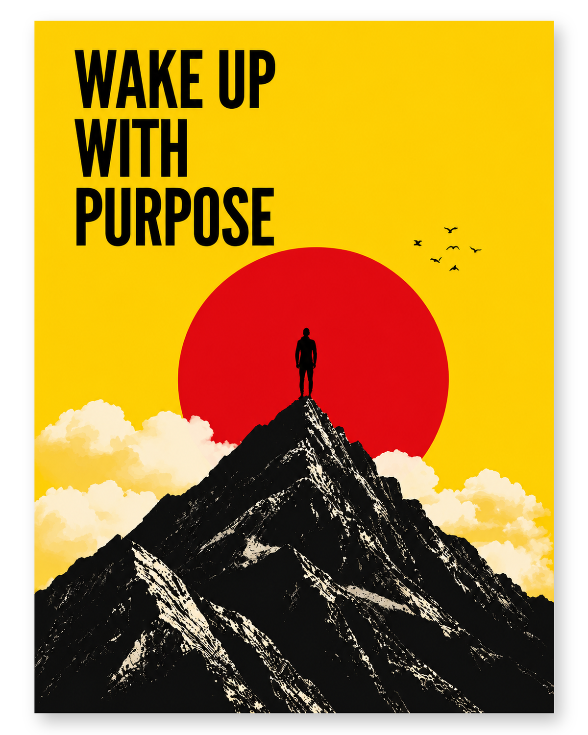 Wake Up with Purpose - Poster