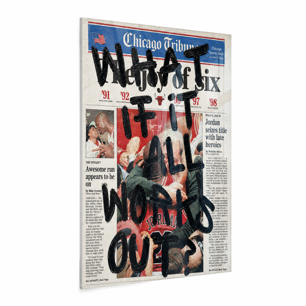 What If It All Works Out - Edition 01 - Acrylglas Ohne Rahmen