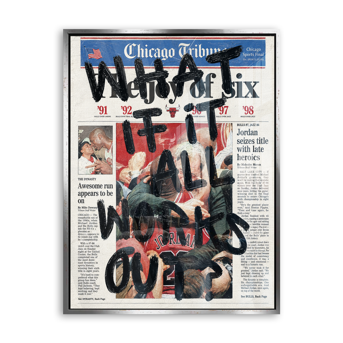 What If It All Works Out - Edition 01 - Acrylglas Silber