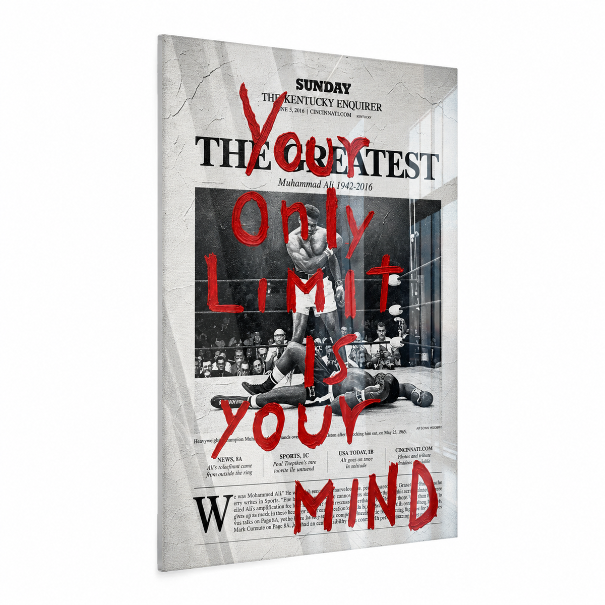 Your Only Limit Is Your Mind - Acrylglas Ohne Rahmen